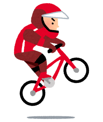 オリンピックのイラスト BMX